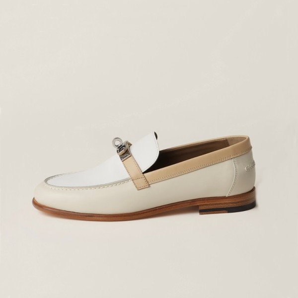 ✨에르메스 여성 화이트 로퍼 - Hermes Womens White Loafer - he201x