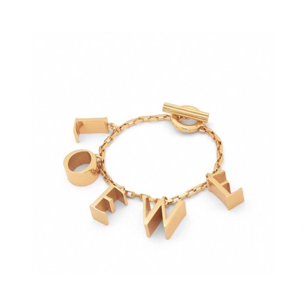 ✨로에베 여성 골드 팔찌 - Loewe Womens Gold Bangle- acc145x