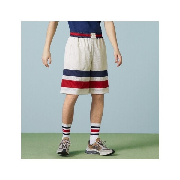 ✨구찌 남성 캐쥬얼 화이트 반바지 - Gucci Mens White Half-pants - gu764x