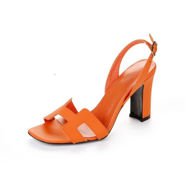 ✨에르메스 여성 오렌지 하이힐 - Hermes Womens Orange High-heels - he214x