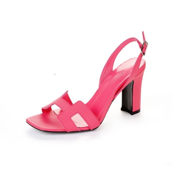 ✨에르메스 여성 핑크 하이힐 - Hermes Womens Pink High-heels - he215x