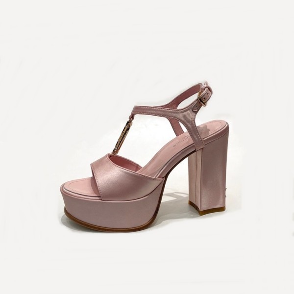 ✨루이비통 여성 핑크 하이힐 - Louis vuitton Womens Pink High-heels - lv1415x