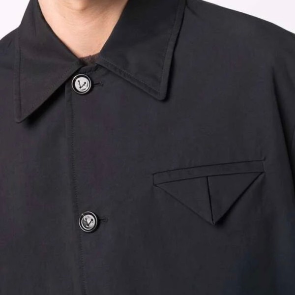 ✨보테가베네타 남성 블랙 반팔 셔츠 - Bottega veneta Mens Black Shirts - bv102x
