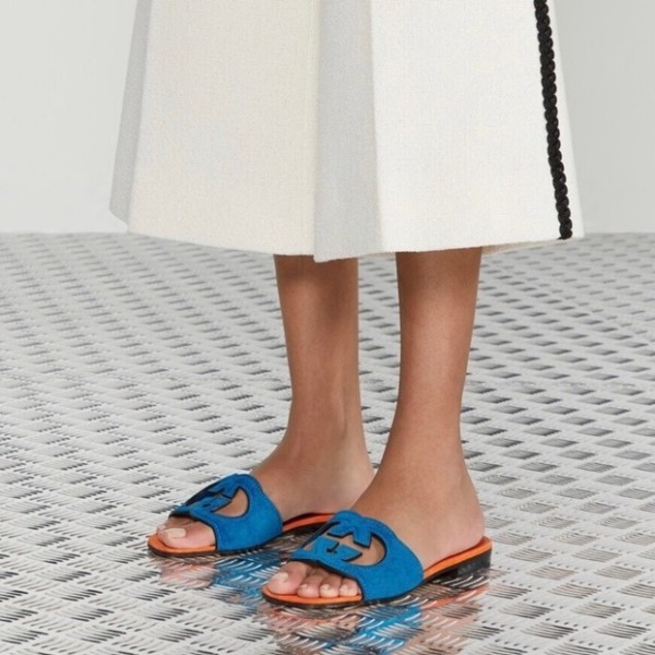 ✨구찌 여성 블루 슬리퍼 - Gucci Womens Blue Slippers - gu809x