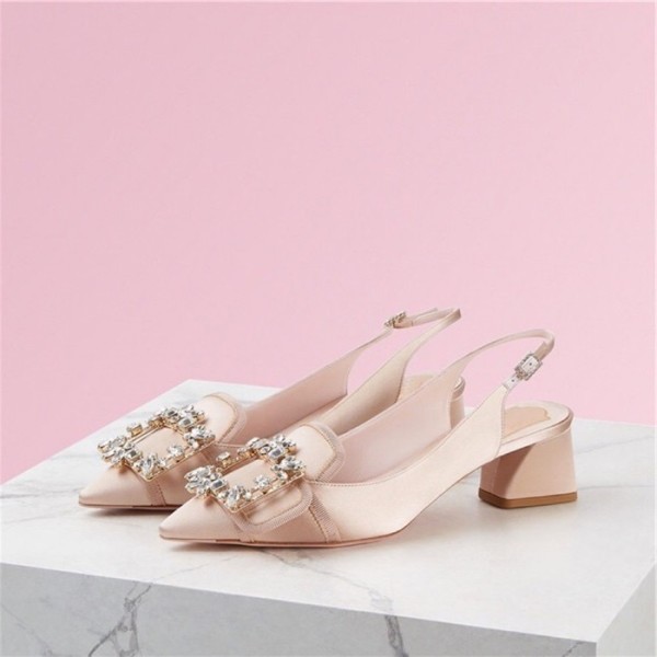 ✨로저비비에 여성 베이지 슬링백 - Roger Vivier Womens Beige Sandals - vi05x