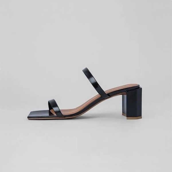 ✨바이파 여성 블랙 샌들 - By far Womens Black Sandals - by02x