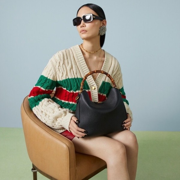 ✨구찌 여성 블랙 디아나 토트백 - Gucci Womens Black Diana Tote Bag - gu822x