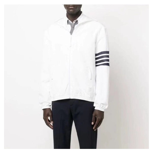 ✨톰브라운 남성 화이트 자켓 - Thom Browne Mens White Jackets - th74x