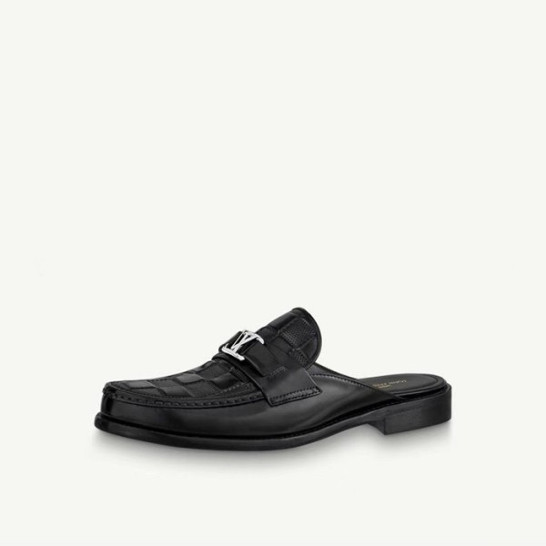 ✨루이비통 남성 블랙 블로퍼 - Louis vuitton Mens Black Bloafer - lv1539x