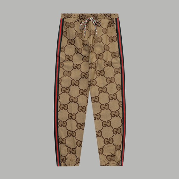 ✨구찌 남성 캐쥬얼 카멜 팬츠 - Gucci Mens Camel Pants - gu859x