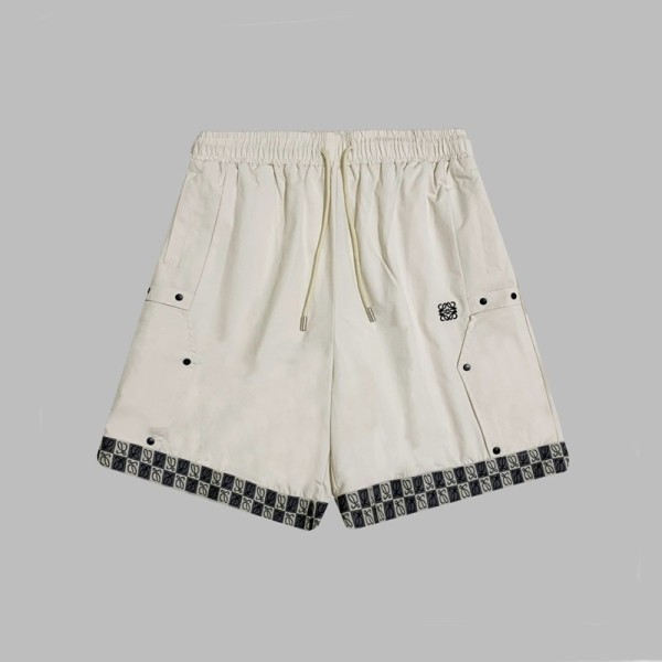 ✨로에베 남성 캐쥬얼 아이보리 반바지 - Loewe Mens Ivory Half-pants - loe768x