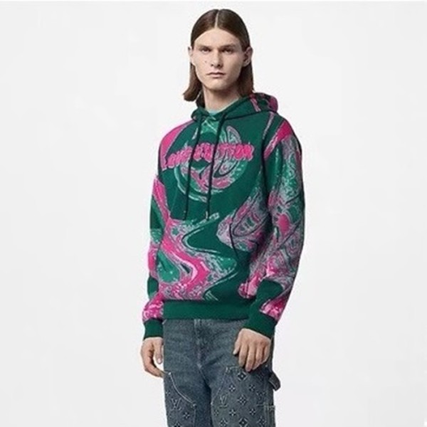 ✨루이비통 남성 그린 후드티 - Louis vuitton Mens Green Hoodie - lv1614x