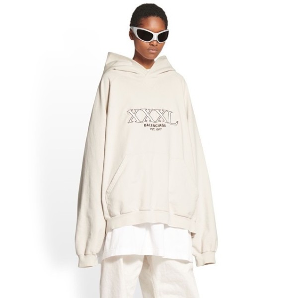 ✨발렌시아가 남/녀 그레이 집업 후드티 - Balenciaga Unisex Gray Hoodie - ba532x