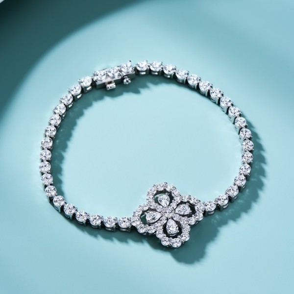 ✨티파니 여성 화이트 골드 팔찌 - Tiffany Womens White Gold Bangle- acc178x