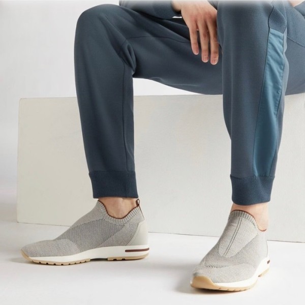 ✨로로피아나 남성 그레이 로퍼 - Loro Piana Mens Gray Loafer - lp14x