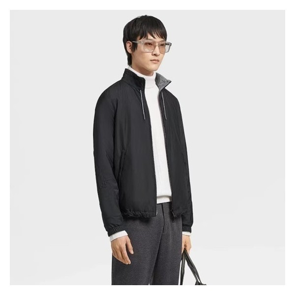 ✨에르메네질도 제냐 남성 블랙 양면 자켓 - Ermenegildo Zegna Mens Black Jackets - ze102x