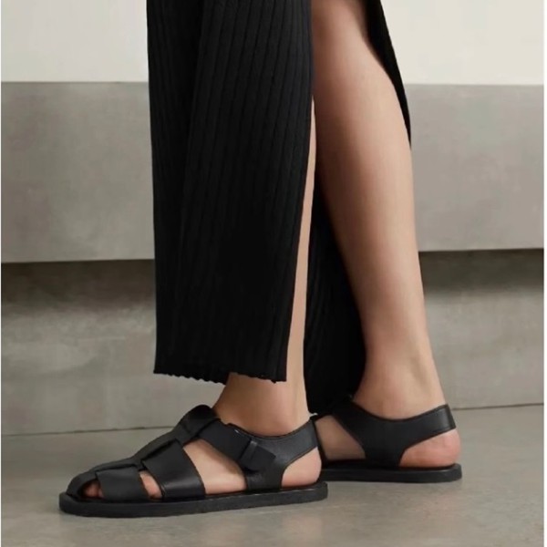 ✨더 로우 여성 블랙 샌들 - The row Womens Black Sandals - th02x