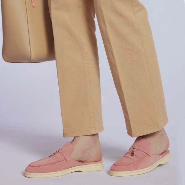 ✨로로피아나 여성 버건디 블로퍼 - Loro Piana Womens Burgundy Bloafer - lp18x