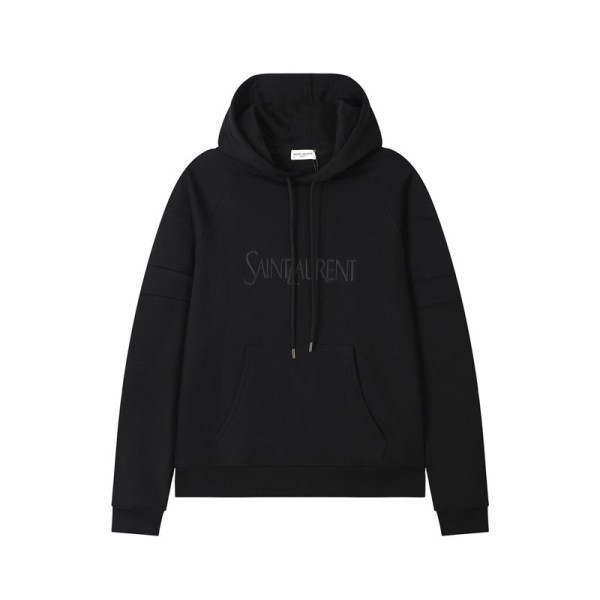 ✨입생로랑 남성 캐쥬얼 블랙 후드티 - Saint laurent Mens Black Hoodie - ysl416x