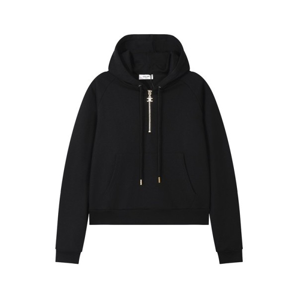✨셀린느 여성 캐쥬얼 블랙 후드티 - Celine Womens Black Hoodie - ce189x