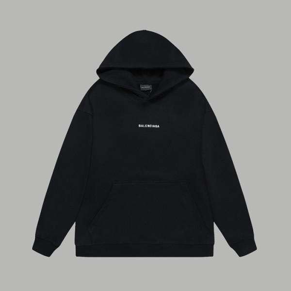 ✨발렌시아가 남/녀 블랙 후드티 - Balenciaga Unisex Black Hoodie - ba554x