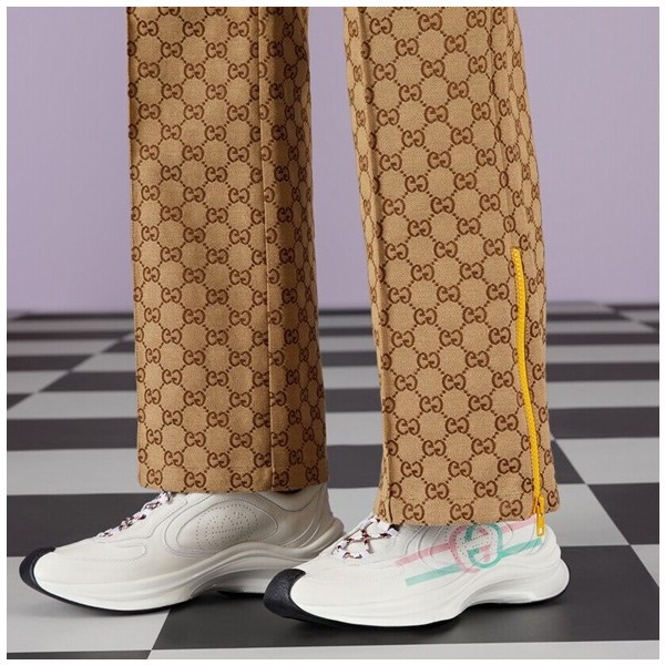 ✨구찌 남/녀 GG 화이트 라이톤 - Gucci Unisex White Sneakers- gu945X