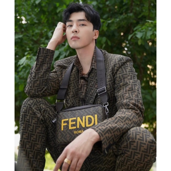 ✨펜디 남성 모던 카키 슈트 자켓 - Fendi Mens Khaki Suit Jackets - fe184x