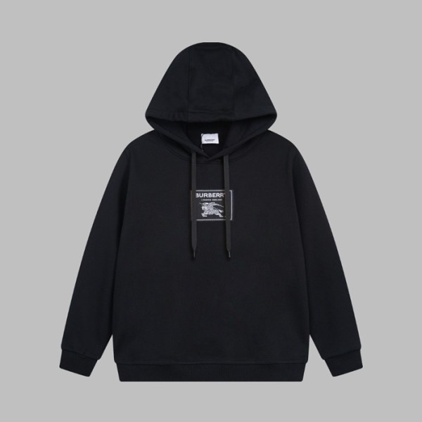 ✨버버리 남성 블랙 후드티 - Burberry Mens Black Hoodie - bu274x