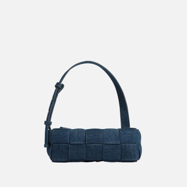 ✨보테가베네타 남성 데님 브릭 카세트 숄더백 【매장-320만원대】 - Bottega Veneta Mens Blue Shoulder Bag - bv117x