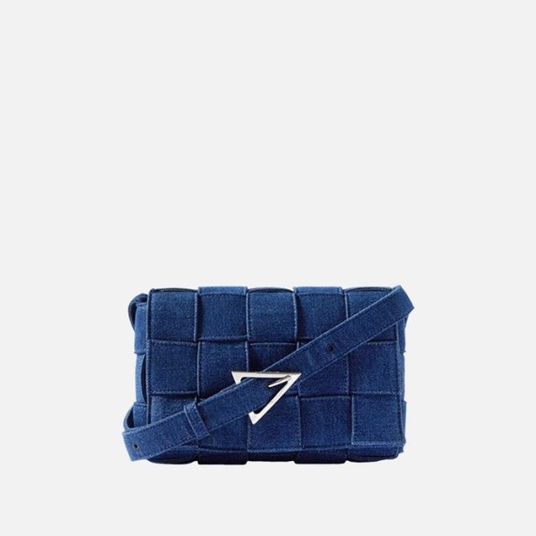 ✨보테가베네타 남성 데님 카세트백 【매장-330만원대】 - Bottega Veneta Mens Blue Cross Bag - bv118x