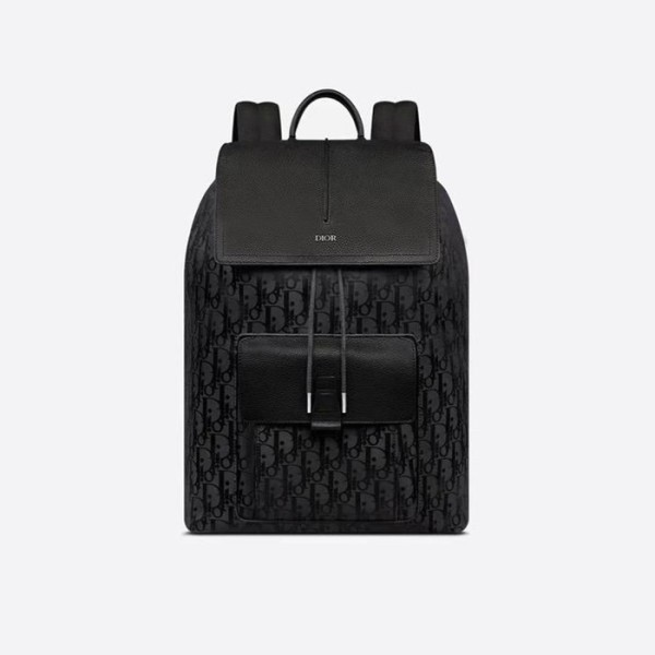 ✨디올 남성 CD 다이아몬드 힛더로드 백팩 【매장-500만원대】 - Dior Mens Black Back Pack - di641x