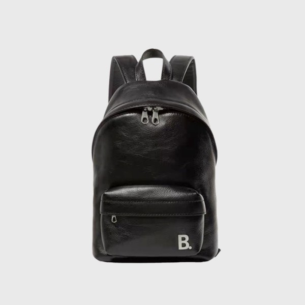 ✨발렌시아가 남/녀 소프트 레더 백팩 【매장-220만원대】 - Balenciaga Unisex Black Back Pack - ba580x