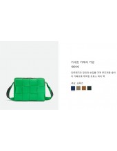✨보테가베네타 남성 카프스킨 카세트 카메라백 【매장-340만원대】 - Bottega Veneta Mens Green Cross Bag - bv134x