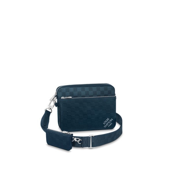 ✨루이비통 남성 트리오 메신저 다미에 M40438 【매장-330만원대】 - Louis vuitton Mens Blue Cross Bag - lv1787x