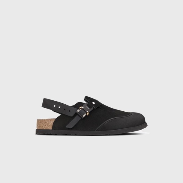 ✨디올 X 버켄스탁 남/녀 토키오 블랙 뮬 【매장-170만원대】 - Dior Unisex Black Slippers - di652x