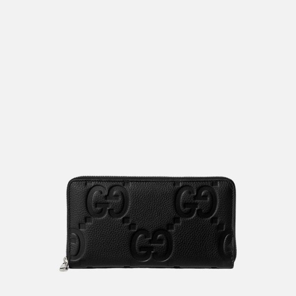 ✨구찌 남성 점보 지퍼 레더 지갑 【매장-150만원대】 - Gucci Mens Black Zippy Wallets - gu963x