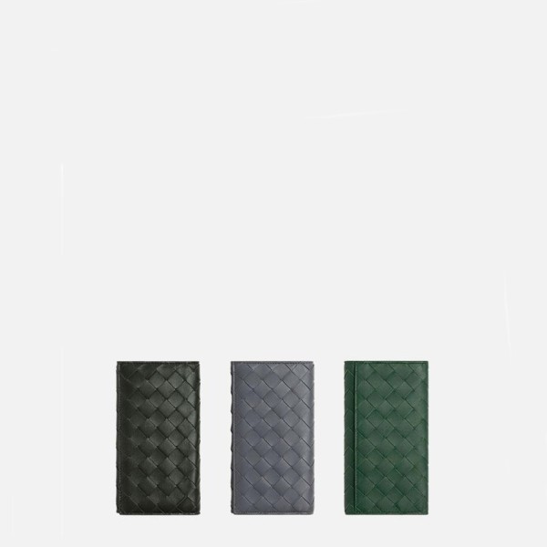 ✨보테가베네타 남성 카프스킨 장지갑 【매장-140만원대】 - Bottega Veneta Mens Long Wallets - bv141x