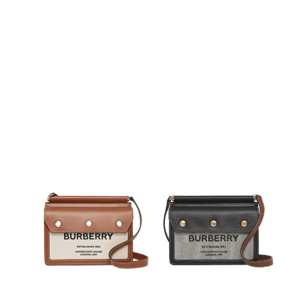 ✨버버리 여성 타이틀 호스페리 프린트 가죽 앤 캔버스 미니 백【매장-250만원대】 - Burberry Womens Cross Bag - bu279x
