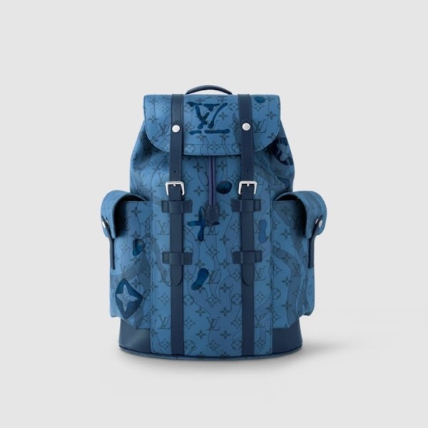 ✨루이비통 남성 크리스토퍼 MM 백팩 M22636 - Louis vuitton Mens Blue Back Pack - lv1846x