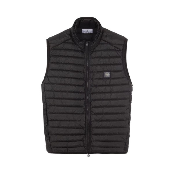 ✨스톤아일랜드 남성 블랙 다운 베스트 - Stone Island Mens Black Down Vest - st88x