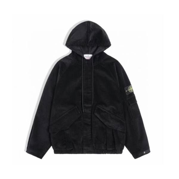✨스톤아일랜드 남성 캐쥬얼 블랙 자켓 - Stone Island Mens Black Jackets - st89x
