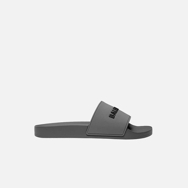✨발렌시아가 남성 챠콜 풀 슬라이드 샌들 【매장-80만원대】 - Balenciaga Mens Gray Slippers - ba633x