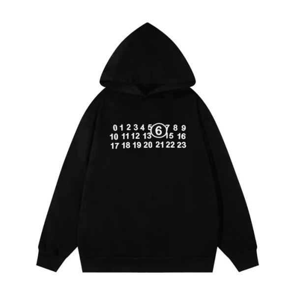 ✨메종마르지엘라 남성 블랙 후드티 - Maison margiela Mens Black Hoodie - mai215x