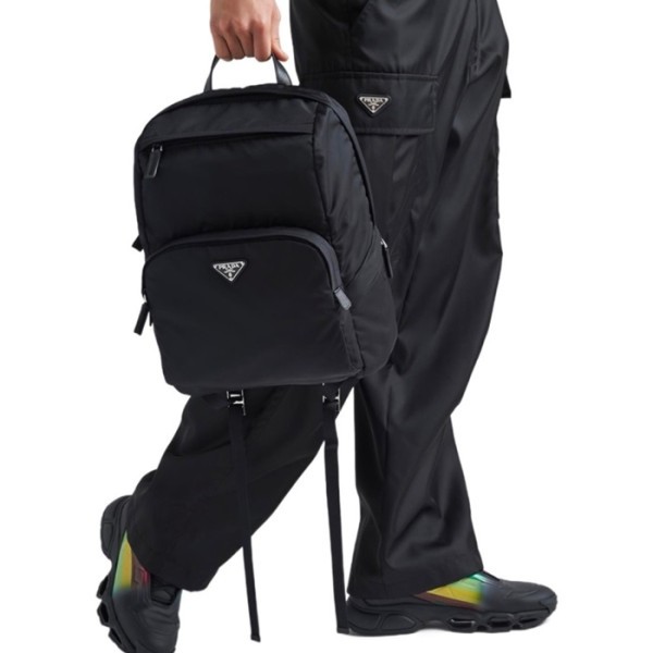 ✨프라다 남성 리나일론 사피아노 백팩 【매장-350만원대】 - Prada Mens Black Back Pack - pr749x