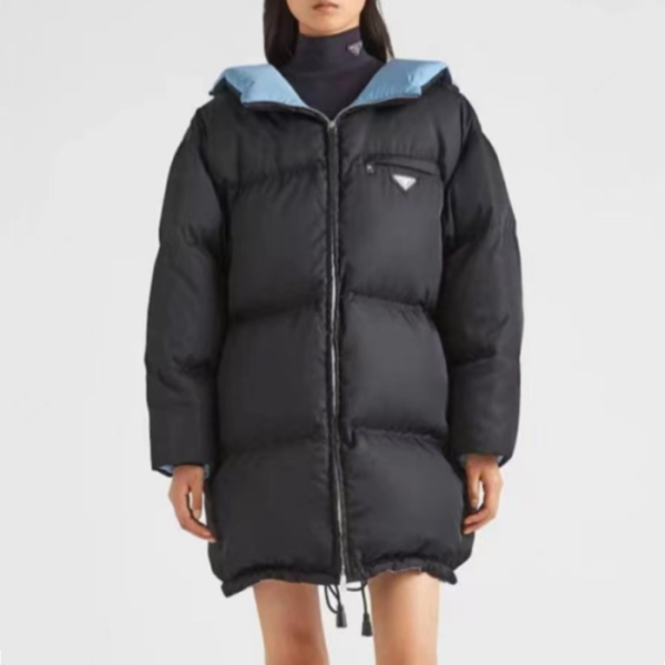 ✨프라다 여성 블랙 다운 패딩 - Prada Womens Black Down Padding- pr751x