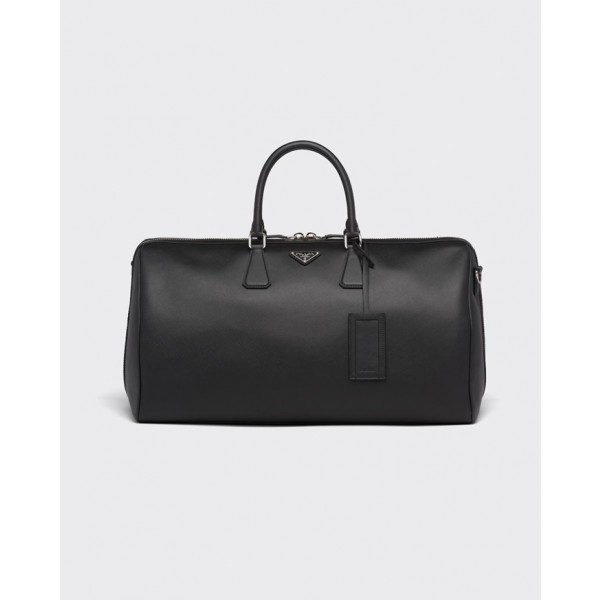✨프라다 남성 사피아노 레더 트래블백 【매장-370만원대】 - Prada Mens Black Keepall - pr750x