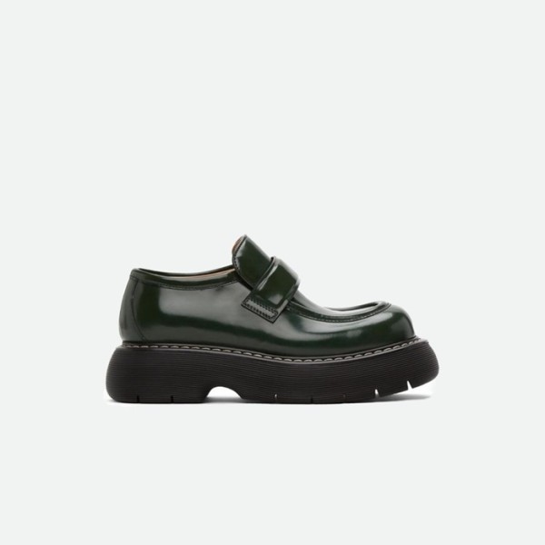 ✨보테가베네타 여성 스웰 그린 로퍼 【매장-140만원대】 - Bottega Veneta Womens Green Loafer - bv174x