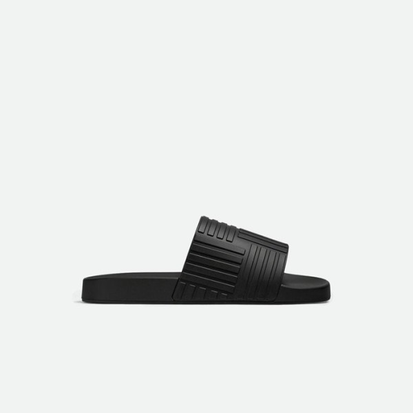 ✨보테가베네타 남/녀 슬라이드 블랙 슬리퍼 【매장-90만원대】 - Bottega Veneta Unisex Black Slippers - bv186x