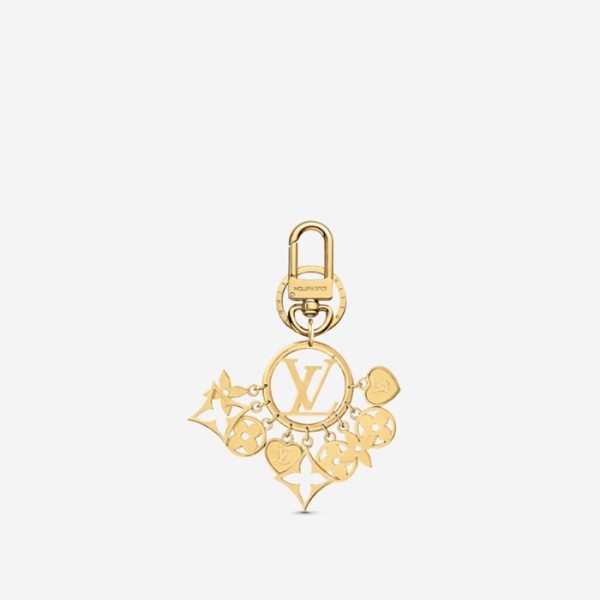 ✨루이비통 LV 남성 서클 트윙클링 키링 M01359 【매장-100만원대】 - Louis vuitton Mens Yellow Gold Key Ring - acc216x