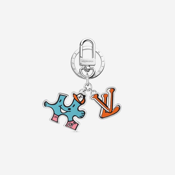 ✨루이비통 남/녀 퍼즐 프렌즈 백 참 & 키 홀더 MP3453 【매장-60만원대】 - Louis vuitton Unisex White Gold Key Ring - acc246x